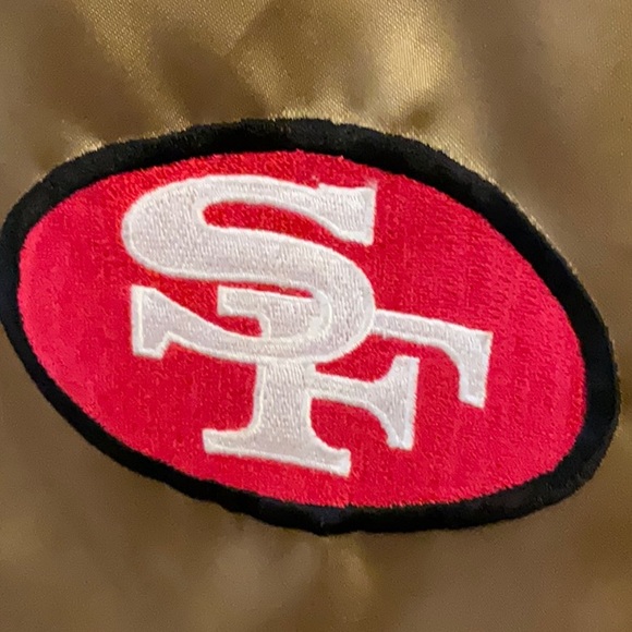 SAN FRANCISCO 49ERS SATIN JACKET - Picture 3 of 8